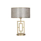 Vinner VNRPUGLIAEMGA01038 Puglia Eskitme Mat Gold Metal Sarı Kırçıl Abajur