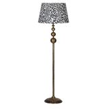 Vinner VNRVGAEKLMB075 Vega Eskitme Üçlü Küre Tek Ayaklı Metal Leopar Desenli Lambader