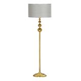 Vinner VNRVGAGKLMB018 Vega Gold Üçlü Küre Tek Ayaklı Metal Pre Gri Lambader