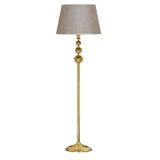 Vinner VNRVGAGKLMB034 Vega Gold Üçlü Küre Tek Ayaklı Metal Yaldızlı Gri Lambader