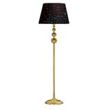 Vinner VNRVGAGKLMB072 Vega Gold Üçlü Küre Tek Ayaklı Metal Kimya Desenli Lambader
