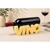 VINO Şarap Şişesi Standı | Dekoratif Şarap Tutucu, Modern Masaüstü Şaraplık | PLA 3D Baskı