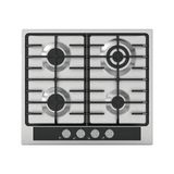 Vinola MOG.6721.01 Inox Cam Panel Ankastre Ocak - Doğalgaz - İnox