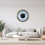 Vintage 60 Cm Çarklı Modern Duvar Saati