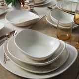 Vintage Bloom Isabella Yemek Takımı 24 Parça 6 Kişilik 22054-55-56-57 Krem