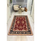 Vintage Desen Dijital Baskı Kaymaz Taban Halı H1051 Renkli 140 X 200