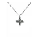 Vintage Desenli Haç (Pattern Cross) Kolye – 60 Cm Zincirli Zamak Kaplama Unisex Gotik Takı