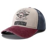 Vintage Eskitme Yıkamalı Retro Model Pamuklu Unisex Erkek Kadın Beyzbol Kot Şapkalar (Moto1)