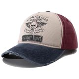 Vintage Eskitme Yıkamalı Retro Model Pamuklu Unisex Erkek Kadın Beyzbol Kot Şapkalar (Moto2)