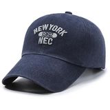 Vintage Eskitme Yıkamalı Retro Model Pamuklu Unisex Erkek Kadın Beyzbol Kot Şapkalar (Nec4)