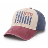 Vintage Eskitme Yıkamalı Retro Model Pamuklu Unisex Erkek Kadın Beyzbol Kot Şapkalar (Nyc1)