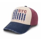 Vintage Eskitme Yıkamalı Retro Model Pamuklu Unisex Erkek Kadın Beyzbol Kot Şapkalar (Nyc2)