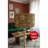 Vintage Hardal Çiçekleri Lambader Başlığı
