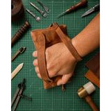 Vintage Leather Craft Hakiki Deri Erkek El Çantası