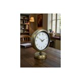 Vintage Luxury Eskitme Metal Masa Saati 25X20 Cm