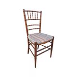 Vintage Masif Ahşap Minderli Sandalye (1 Adet) AC04