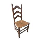 Vintage Masif Ahşap Sandalye (1 Adet) AC07