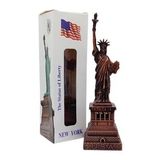 Vintage Metal Usa Özgürlük Heykeli Biblo Antik Bakır 18 Cm