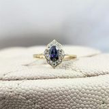 Vintage Mistik Topaz Sarı Gümüş Evlilik Teklifi Hediye 925 Ayar Gümüş Yüzük -Evlilik Teklifi Yüzük