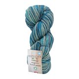 Vintage Organic Hand Paint Örgü İpi Mavi Göl%100 Yün 100g 123m (SE714)