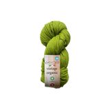 Vintage Organic Örgü İpi Limon Yeşili%100 Yün 100g 120m (74182)