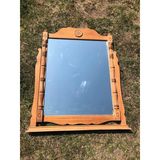 Vintage Oymalı Şifoniyer Aynası 74X102 Cm - Dekoratif Standlı Ayna