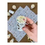 Vintage Postal Symphony Kraft 2m*6cm Washi Bant/Kartpostal Pul&Mektup Desenli Dekoratif Bant/Washi T