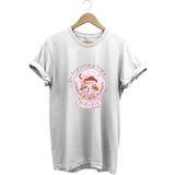 Vintage Retro Streetwear Poster Mantar Küresi Baskılı %100 Pamuk Regular Fit Bisiklet Yaka T-Shirt - 2XL - Beyaz