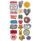 Vintage Retro Yama Temalı Telefon Laptop Tablet Sticker Seti