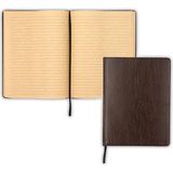Vintage Sert Kapaklı Defter, Büyük Pu Deri Yazı Defteri, 18,5 x 25,5 Cm, 100 Parşömen Tarzı � - Standart