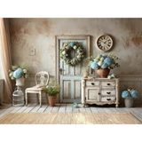 Vintage Şıklık ve Doğanın Renkleriyle Dolu Arka Plan, 200X150CM, Stüdyo Fonu - -