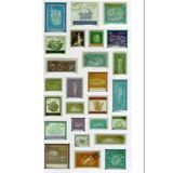 Vintage Sticker Pul Retro Style Kabartmalı Stiker Çıkartma Etiket 9X17 Cm - Yiyecek Pul Mektup