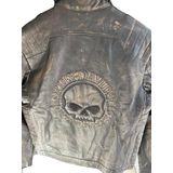 Vintage Tarz Hakiki Deri Motosiklet Montu, Koyun Derisi, Eskitme Tasarım, Orta Kalınlık (Eskitme K.Kafa, 4XL)