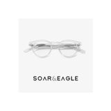 Vintage Tarz Şeffaf Çerçeve Gözlük – Unisex Retro Model