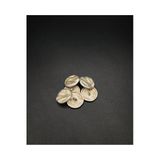 Vintage Tarzı Eskitme Metal Ayaklı Düğme - Dalgalı Dokulu Ceket Ve Hırka Düğmesi (20 Mm)
