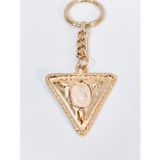 Vintage Tasarım Geometrik Üçgen Gold Metal Anahtarlık & Çanta Aksesuarı