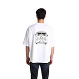 Vintage Van Retro Tasarımı Baskılı Erkek Oversize Tişört