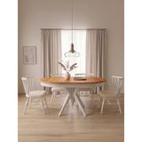 Vintera Açılır Oval Ahşap Mutfak Masası 80X120