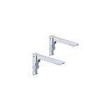 Vintessy BADEM10 Duvara Monteli Balkon Masası Sehpası Montajı Metal Katlanır Raf Altı Ayağı 18 x 10 cm