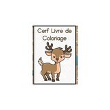 Vintessy Cerf Livre De Coloriage: Livre De Coloriage De Cerf Pour Enfants Et Adultes, Cadeau Pour Les Hommes, - Çok Renkli