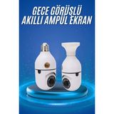Vintessy Gece Görüşlü Akıllı Dönebilen Ev Kamerası Ampül Kamera