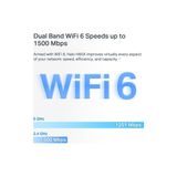 Vintessy Mercusys Halo H60X(2-PACK), AX1500MBPS, Dual-Band, Gigabit Portları, 100'E Kadar Cihaz