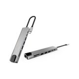 VINTESSY TKNUCZZZMACBOOKDÖNÜŞTÜRÜCÜ-4MKR Çok Fonksiyonlu Type C Hub Usb Hdmı Ethernet Kart Okuyucu Akıllı Saat