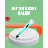 Vintessy Üç Boyutlu 3D Yazıcı Kalem Abs ve Pla Uyumlu