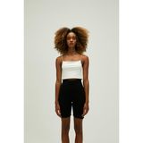 Vinyasa Crop-Top Off-White Beyaz Kadın Atlet, S