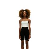 Vinyasa Crop-Top Off-White Beyaz Kadın Atlet