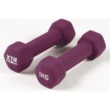 Vinyl Neoprene Dambıl 1 kg x 2 Adet Mor