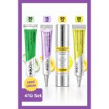 Vio nine Vionine 4’lü Cilt Yenileme ve Bariyer Bakım Seti - Retinol Serum + Retinal Krem + Göz Kremi + Madeca Krem