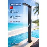 Viodus VİODUŞ DUŞ PANEL SİSTEMLERİ [ HAVUZ,BAHÇE,SAHİL ] DUŞ SİSTEMİ (ANTRASİT GRİ)