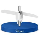 VIOKS Bosch MUM aksesuarı 10004361 için akan oyma kanadı yedeği, mutfak robotu için tahrik eden akışlı oyma aleti MUMX MUM4 MUM4428 MUM4427 MUZ4DS4 yedek parça, aksesuar ve diğer